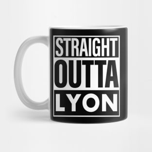 Lyon Name Straight Outta Lyon Mug